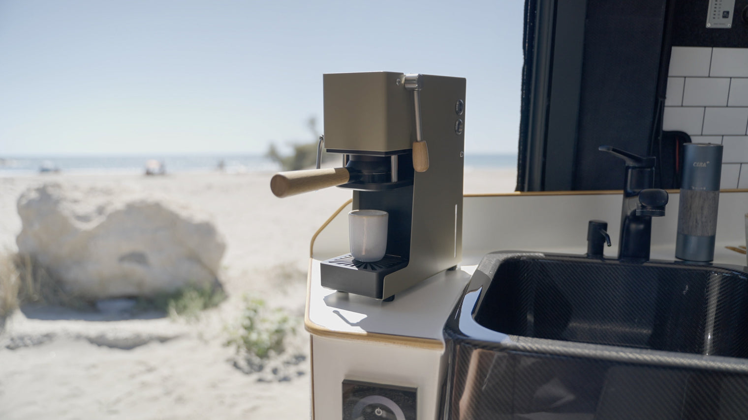 Das Sprinter-Café am Meer